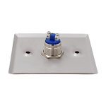 SECUKEY Χωνευτό μπουτόν SCK-CBUTTON2, 3Α, ασημί - Image 2