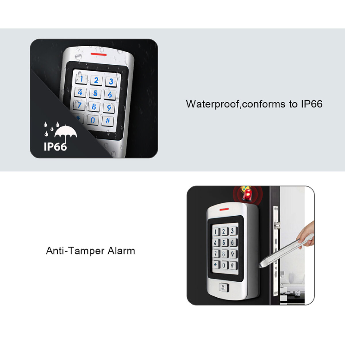 SCK-K9-2 SECUKEY αδιάβροχο πληκτρολόγιο πρόσβασης SCK-K9, 125KHz - Image 3