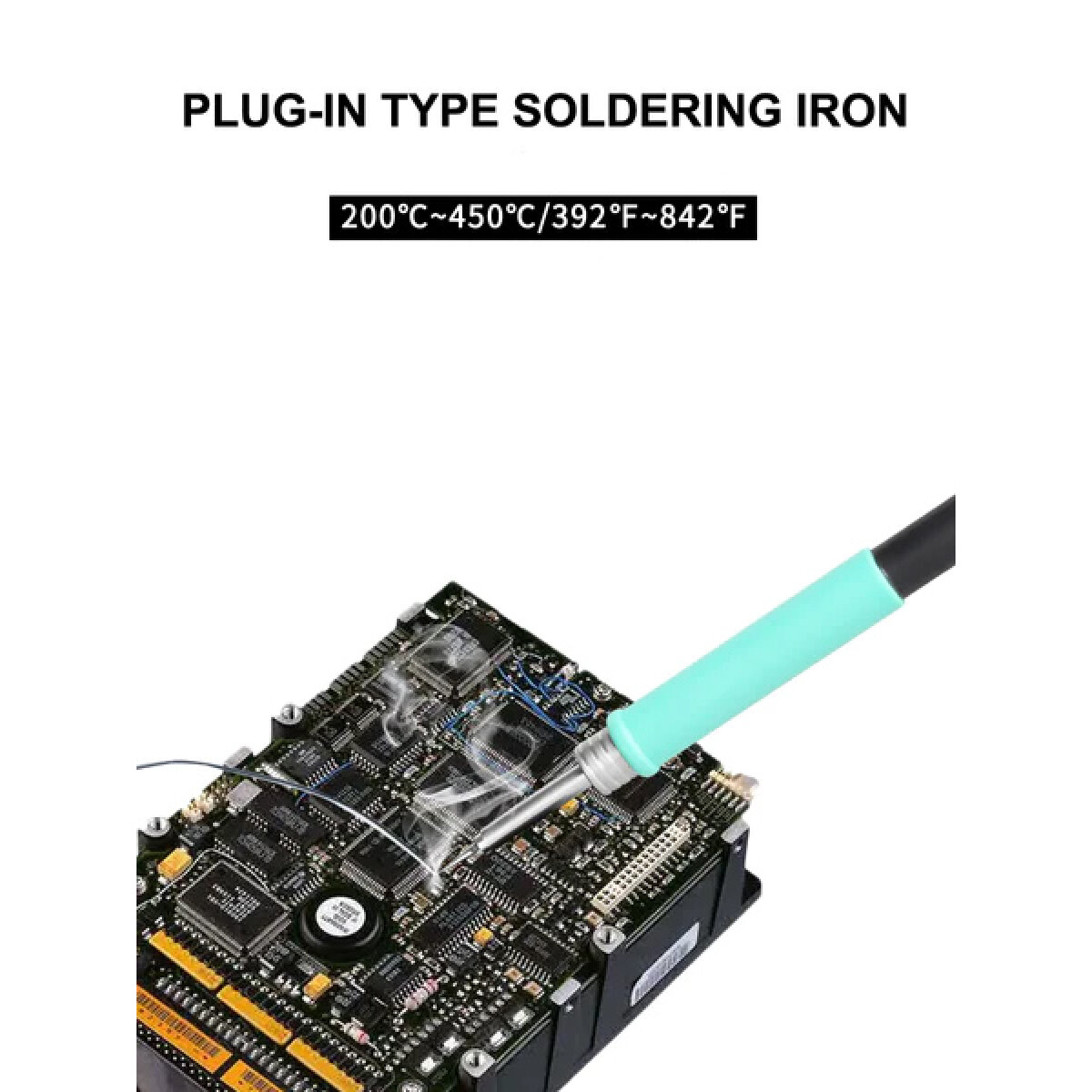 SGN-212-5 SUGON σταθμός συγκόλλησης 212 με κολλητήρι & air gun, 760W, 200-450 °C - Image 6