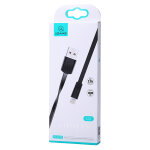USAMS καλώδιο USB σε Lightning US-SJ199, 2A, 1.2m, μαύρο - Image 3