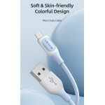 USAMS καλώδιο Micro USB σε USB US-SJ597, 2A, 1m, μαύρο - Image 2