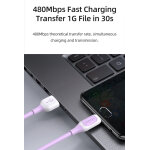 USAMS καλώδιο Micro USB σε USB US-SJ597, 2A, 1m, μαύρο - Image 4