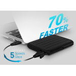 SILICON POWER εξωτερικός HDD Armor A66, 1TB, USB 3.2, μπλε - Image 2