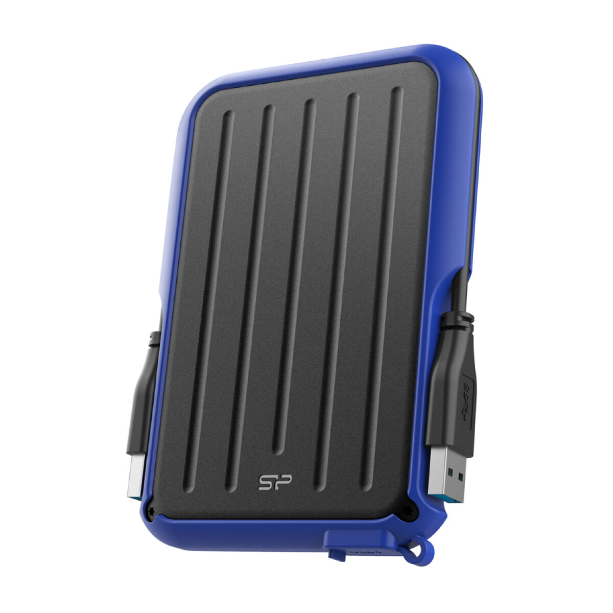 SP010TBPHD66SS3B SILICON POWER εξωτερικός HDD Armor A66, 1TB, USB 3.2, μπλε - Image 1