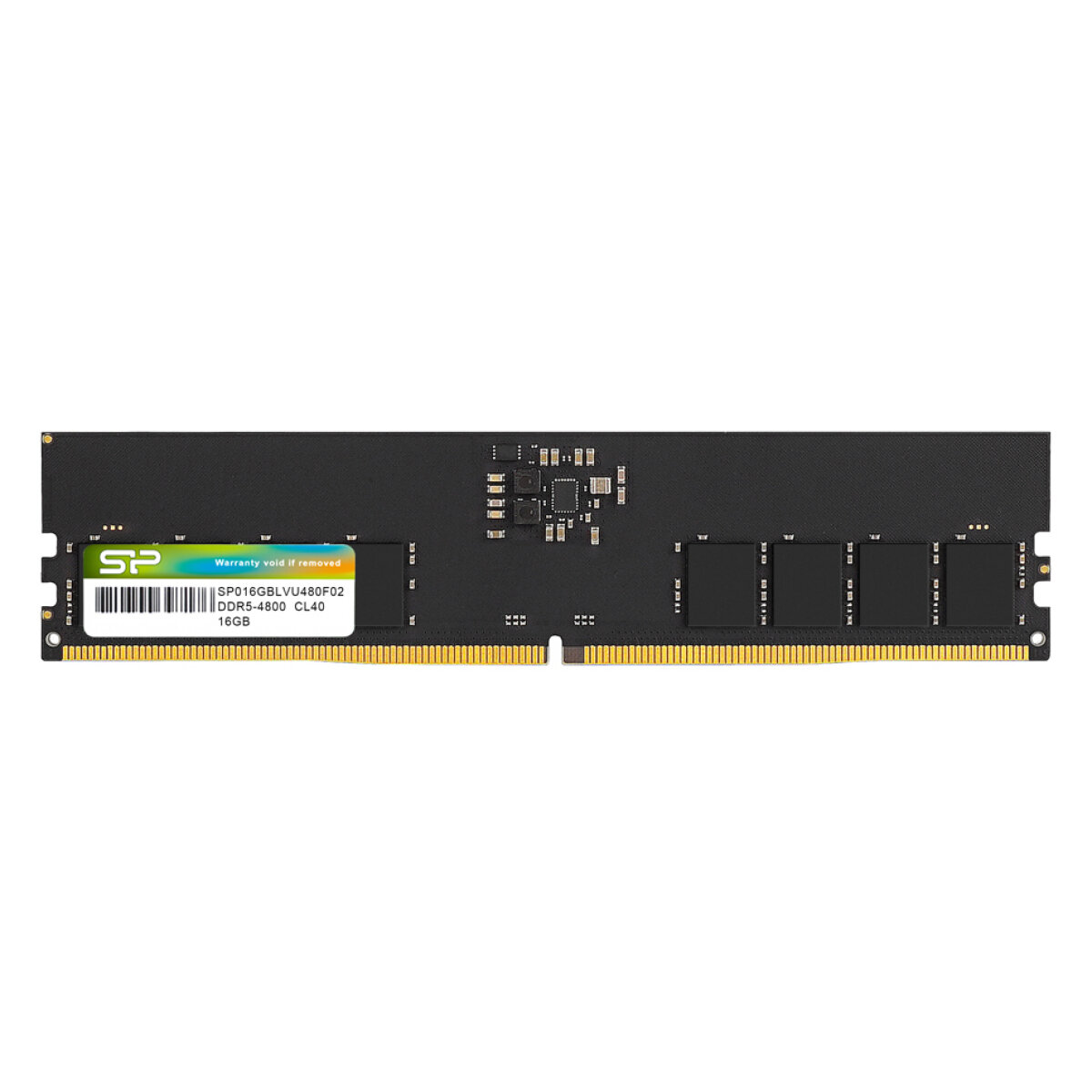 SP016GBLVU480F02 SILICON POWER μνήμη DDR5 UDIMM SP016GBLVU480F02, 16GB, 4800MHz, CL40 - Image 1