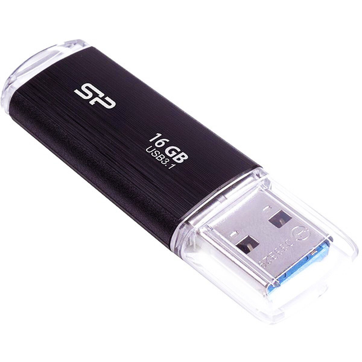 SILICON POWER USB Flash Drive Blaze B02, 16GB, USB 3.2, μαύρο - Image 1
