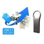 SILICON POWER USB Flash Drive Jewel 80, 16GB, USB 3.2, ασημί - Image 4