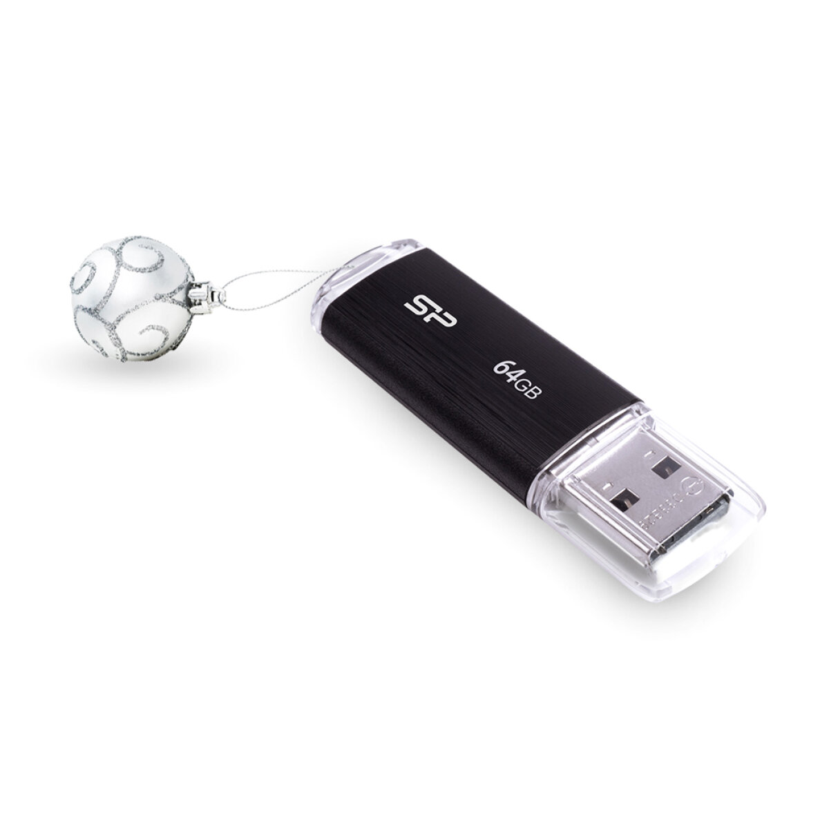 SP064GBUF2U02V1K-1 SILICON POWER USB Flash Drive Ultima U02, 64GB, USB 2.0, μαύρο - Image 2