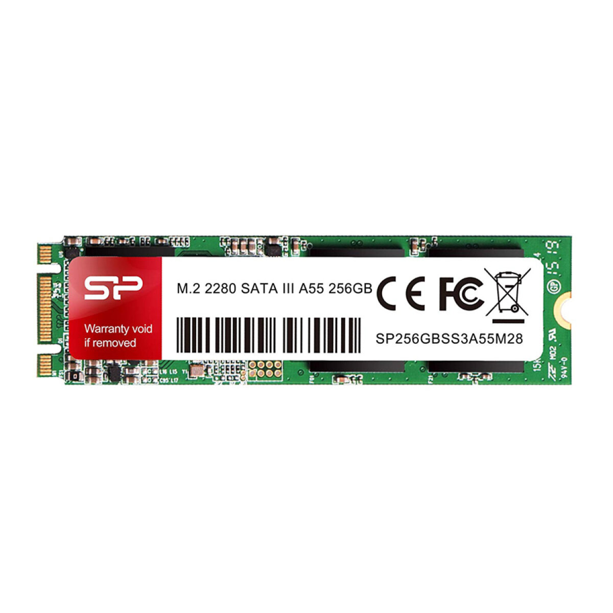 SP256GBSS3A55M28 SILICON POWER SSD A55, 256GB, M.2 2280, SATA III, 560-530MB/s - Image 1