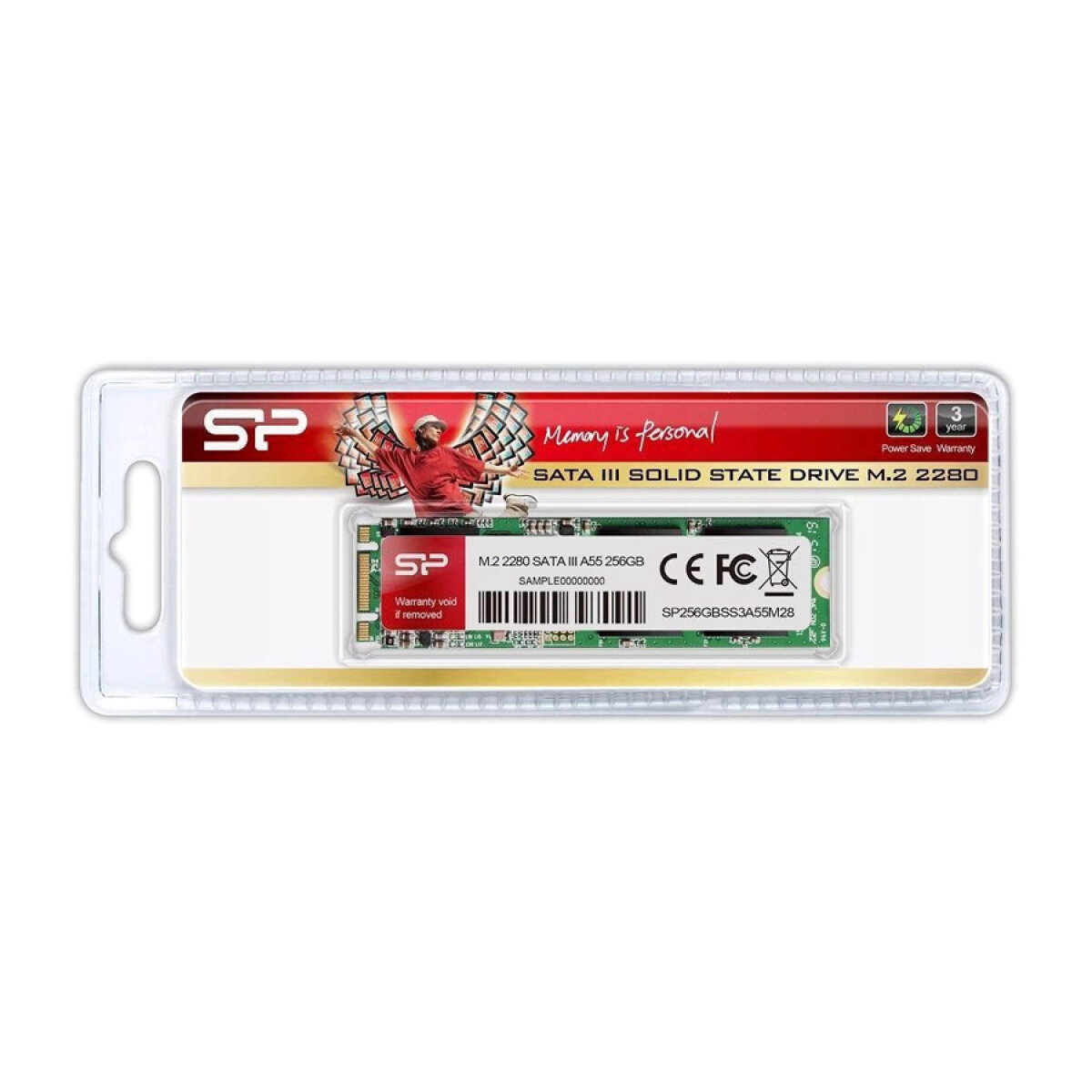 SP256GBSS3A55M28-3 SILICON POWER SSD A55, 256GB, M.2 2280, SATA III, 560-530MB/s - Image 4