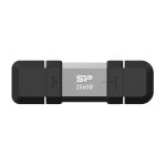 SILICON POWER USB Flash Drive C51, USB/USB-C, 256GB, 200MBps, ασημί - Image 4