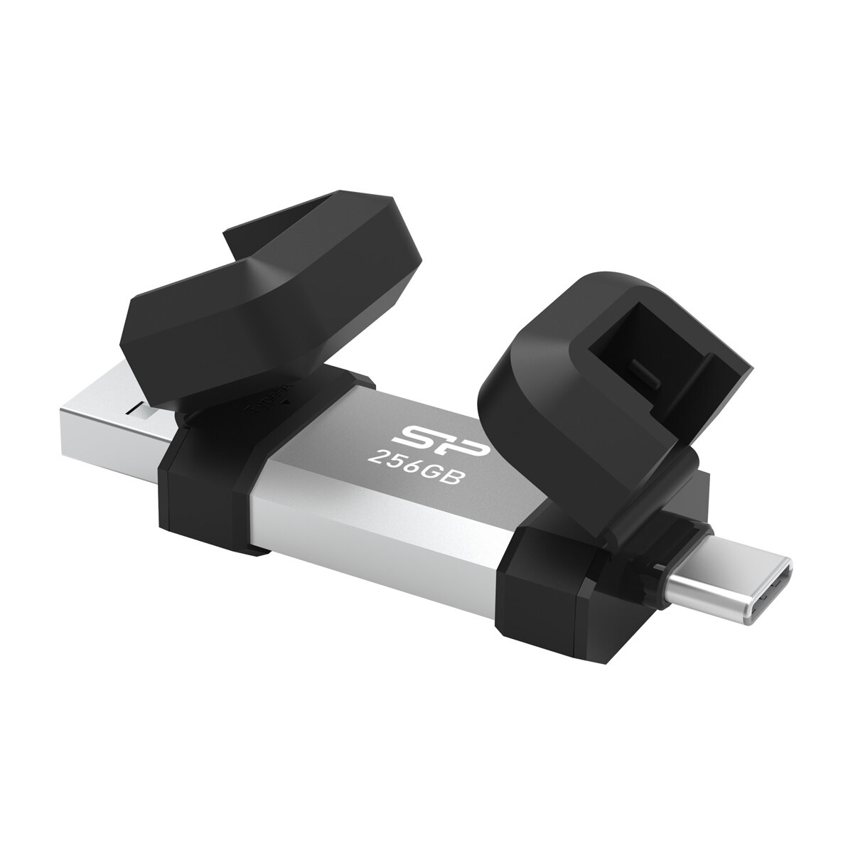 SP256GBUC3C51V1S-4 SILICON POWER USB Flash Drive C51, USB/USB-C, 256GB, 200MBps, ασημί - Image 5