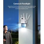 SECTEC smart κάμερα ST-428-4M-DL με προβολείς, dual lens, 4MP, Onvif PTZ - Image 4