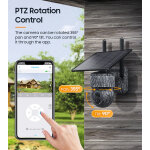 SECTEC smart ηλιακή κάμερα κυνηγού ST-517C, 3MP, 4G, PIR, PTZ, SD, IP65 - Image 4