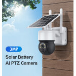 SECTEC smart ηλιακή κάμερα ST-S517C-3M, 3MP, PIR, PTZ, cloud/micro SD - Image 3