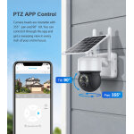 SECTEC smart ηλιακή κάμερα ST-S517C-3M, 3MP, PIR, PTZ, cloud/micro SD - Image 6