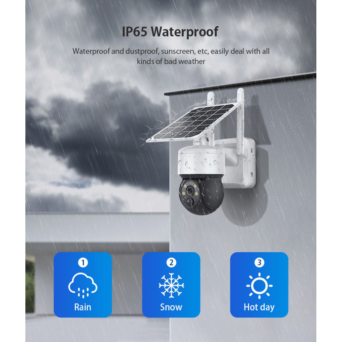 ST-S517C-3M-6 SECTEC smart ηλιακή κάμερα ST-S517C-3M, 3MP, PIR, PTZ, cloud/micro SD - Image 7