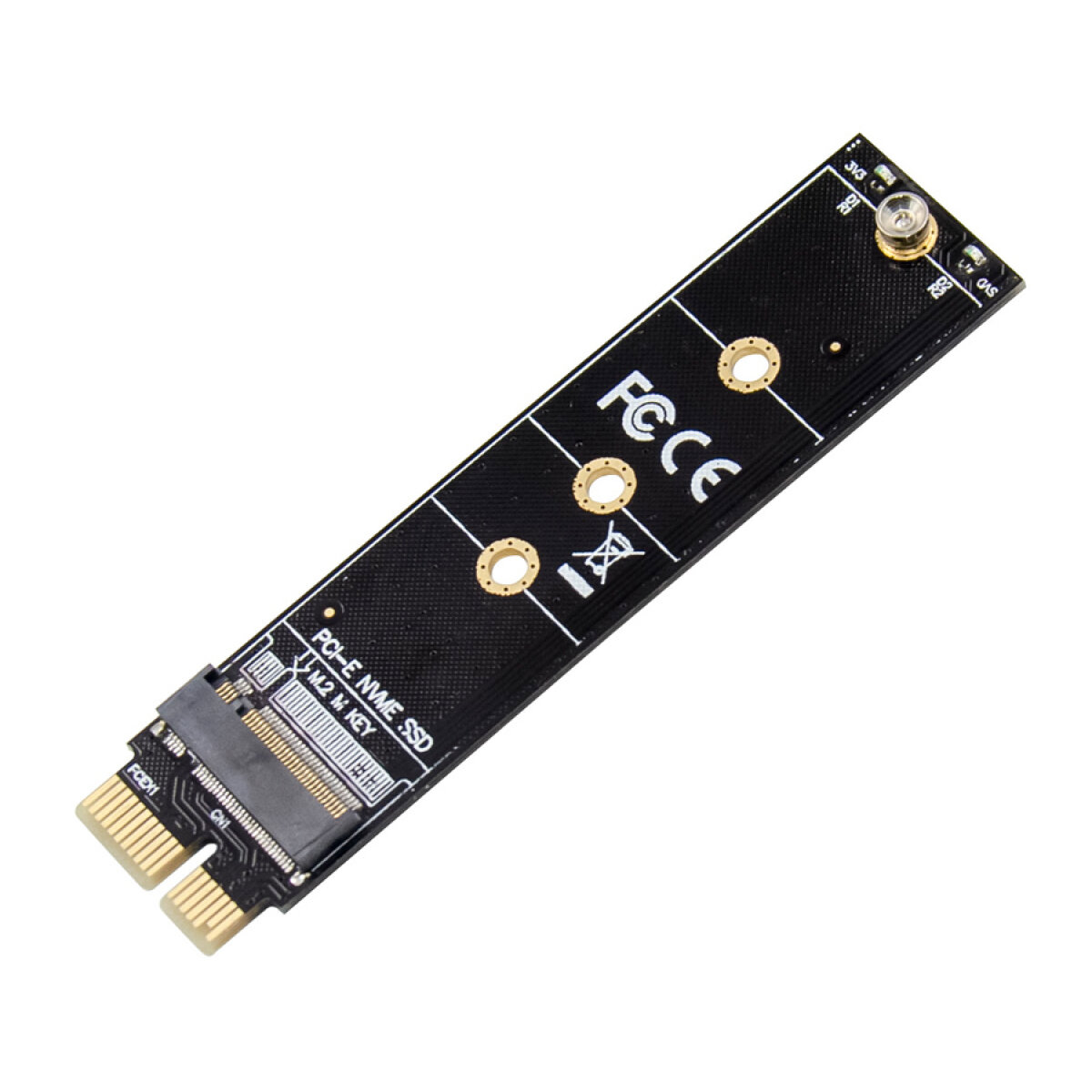 ST522 POWERTECH κάρτα επέκτασης PCIe σε M.2 M Key NVMe ST522 - Image 1