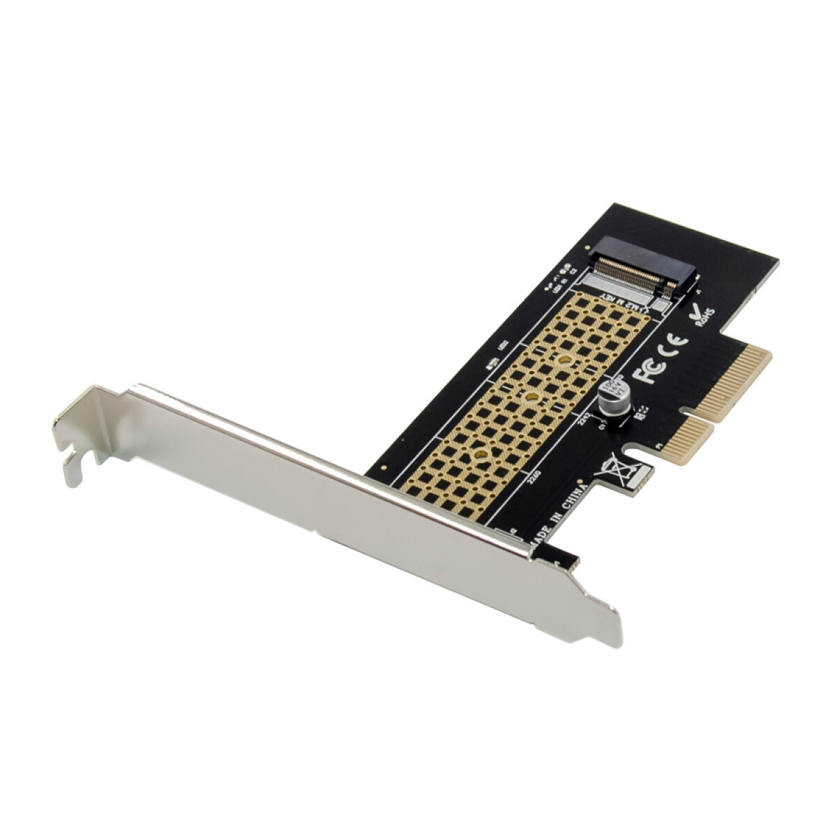 ST534 POWERTECH κάρτα επέκτασης 4x PCIe σε M.2 M Key NVMe ST534 - Image 1