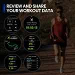 ZEBLAZE smartwatch Stratos 3 Pro, heart rate, 1.43" AMOLED, GPS, μαύρο - Image 7
