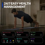 ZEBLAZE smartwatch Stratos 3 Pro, heart rate, 1.43" AMOLED, GPS, μαύρο - Image 8