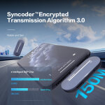 SYNCO ασύρματο μικρόφωνο P1L με θήκη φόρτισης, Lightning, 2.4GHz, γκρι - Image 6
