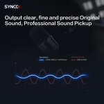 SYNCO επιτραπέζιο μικρόφωνο SY-V1M-CMIC, δυναμικό, καρδιοειδές, USB - Image 5