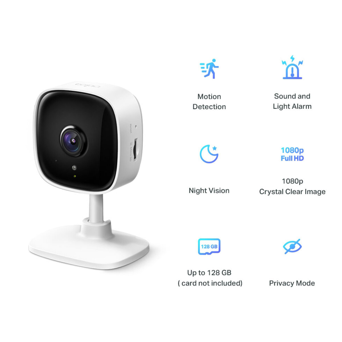 TP-LINK smart camera Tapo-C100 Full HD, Motion Detection, WiFi, Ver. 1.0 - Image 4