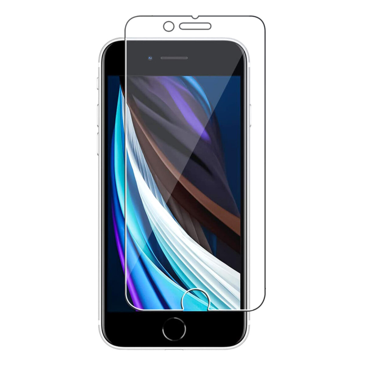 TGC-0583 POWERTECH tempered glass 9H 2.5D TGC-0583 για iPhone SE 2022 - Image 1