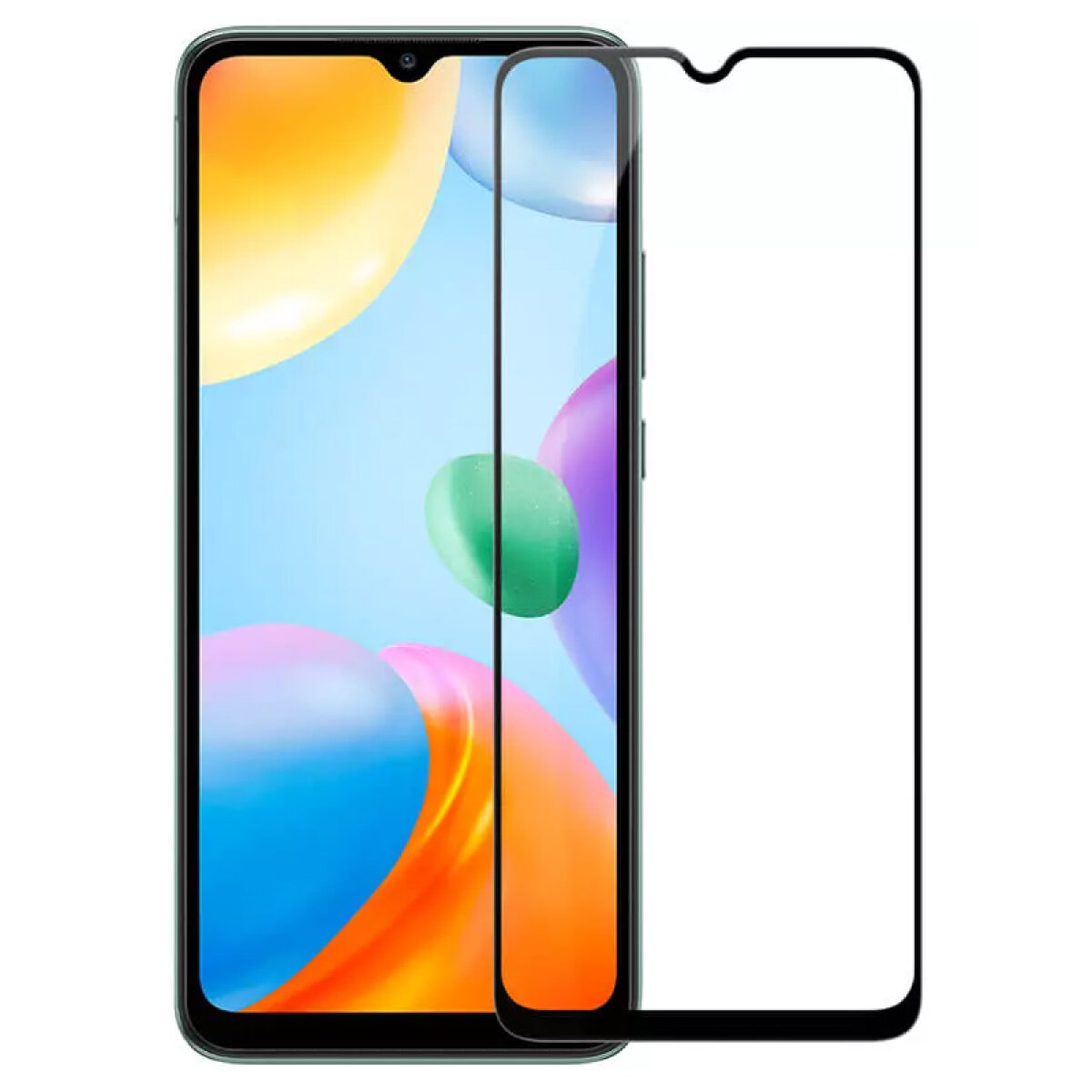 TGC-0650 POWERTECH tempered glass 5D TGC-0650 για Xiaomi Redmi 10C, full glue - Image 1