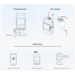 SONOFF smart διακόπτης ελέγχου θερμοκρασίας/υγρασίας THR320D, WiFi, 20A - Image 7