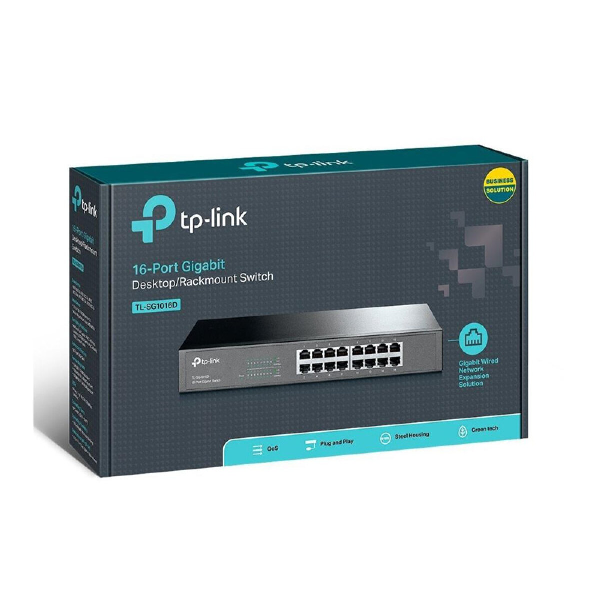 TL-SG1016D-1 TP-LINK Desktop/Rackmount Switch TL-SG10016D 16 Θυρών, Ver. 8.0 - Image 2