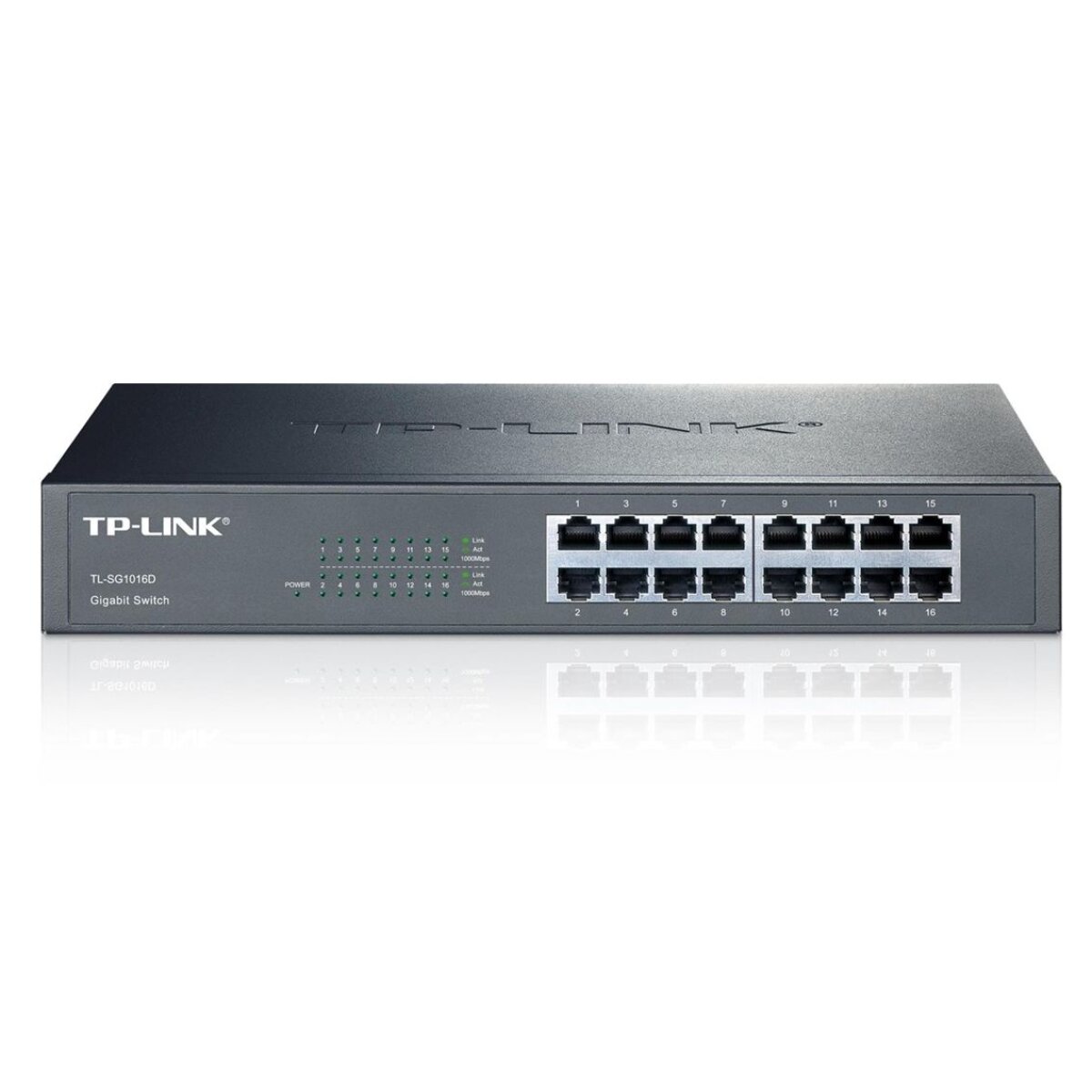 TL-SG1016D TP-LINK Desktop/Rackmount Switch TL-SG10016D 16 Θυρών, Ver. 8.0 - Image 1