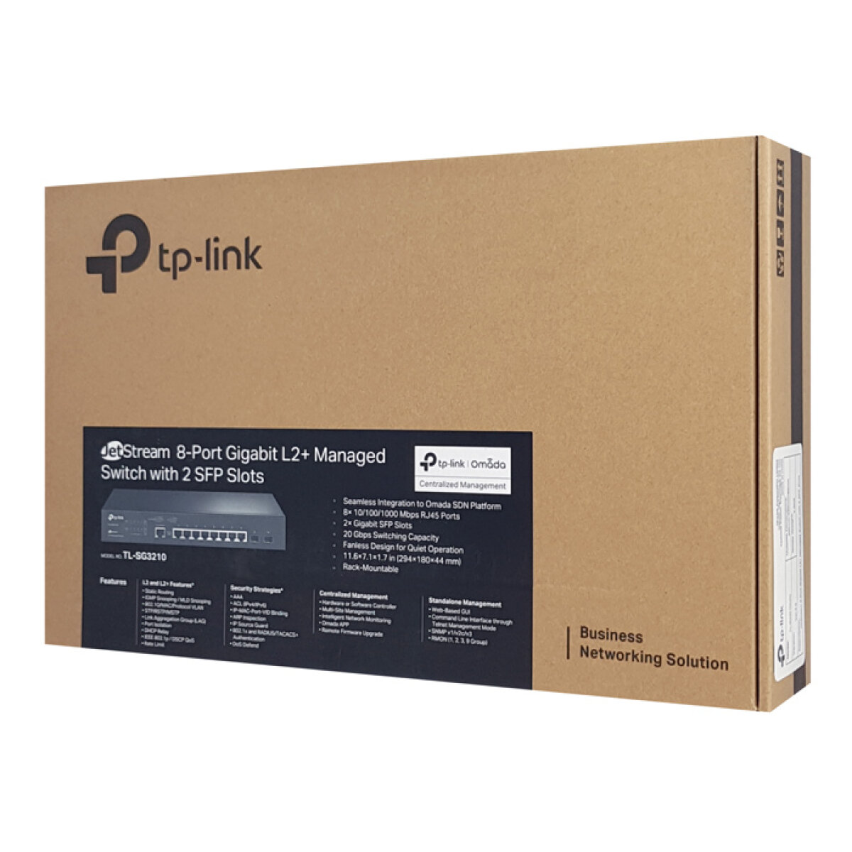 TL-SG3210-2 TP-LINK JetStream L2+ managed switch TL-SG3210, 8-Port Gigabit, Ver. 3.0 - Image 3