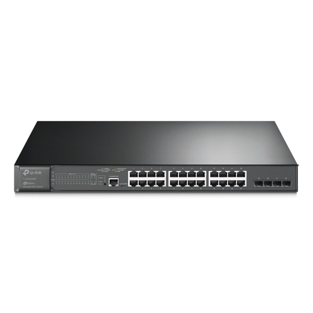 TL-SG3428MP-1 TP-LINK L2 Managed Switch TL-SG3428MP, 24x PoE+, 4x SFP, Ver. 5.2 - Image 3