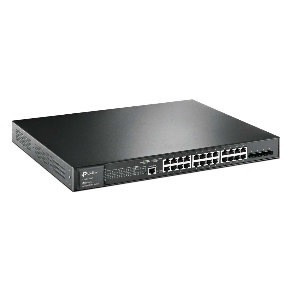 TL-SG3428MP TP-LINK L2 Managed Switch TL-SG3428MP, 24x PoE+, 4x SFP, Ver. 5.2 - Image 1