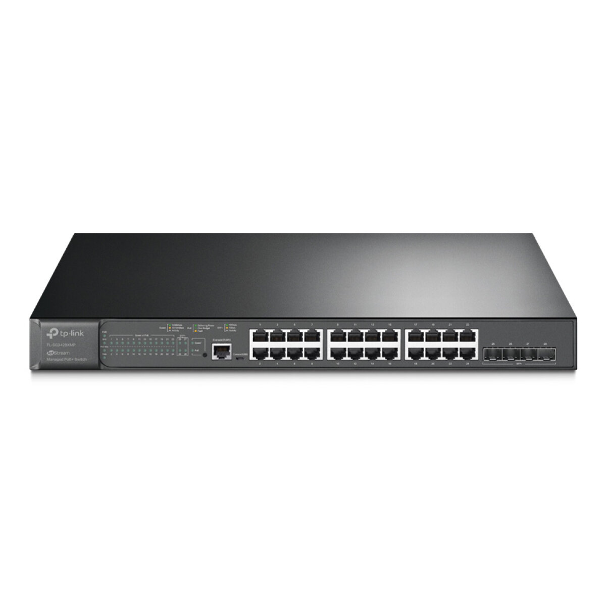 TL-SG3428XMP-1 TP-LINK L2+ Managed Switch TL-SG3428XMP, 24x PoE+, 4x SFP+, Ver. 2.0 - Image 3