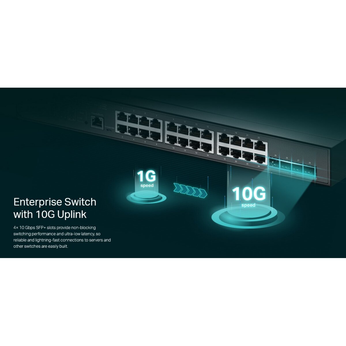 TL-SG3428XMP-3 TP-LINK L2+ Managed Switch TL-SG3428XMP, 24x PoE+, 4x SFP+, Ver. 2.0 - Image 4