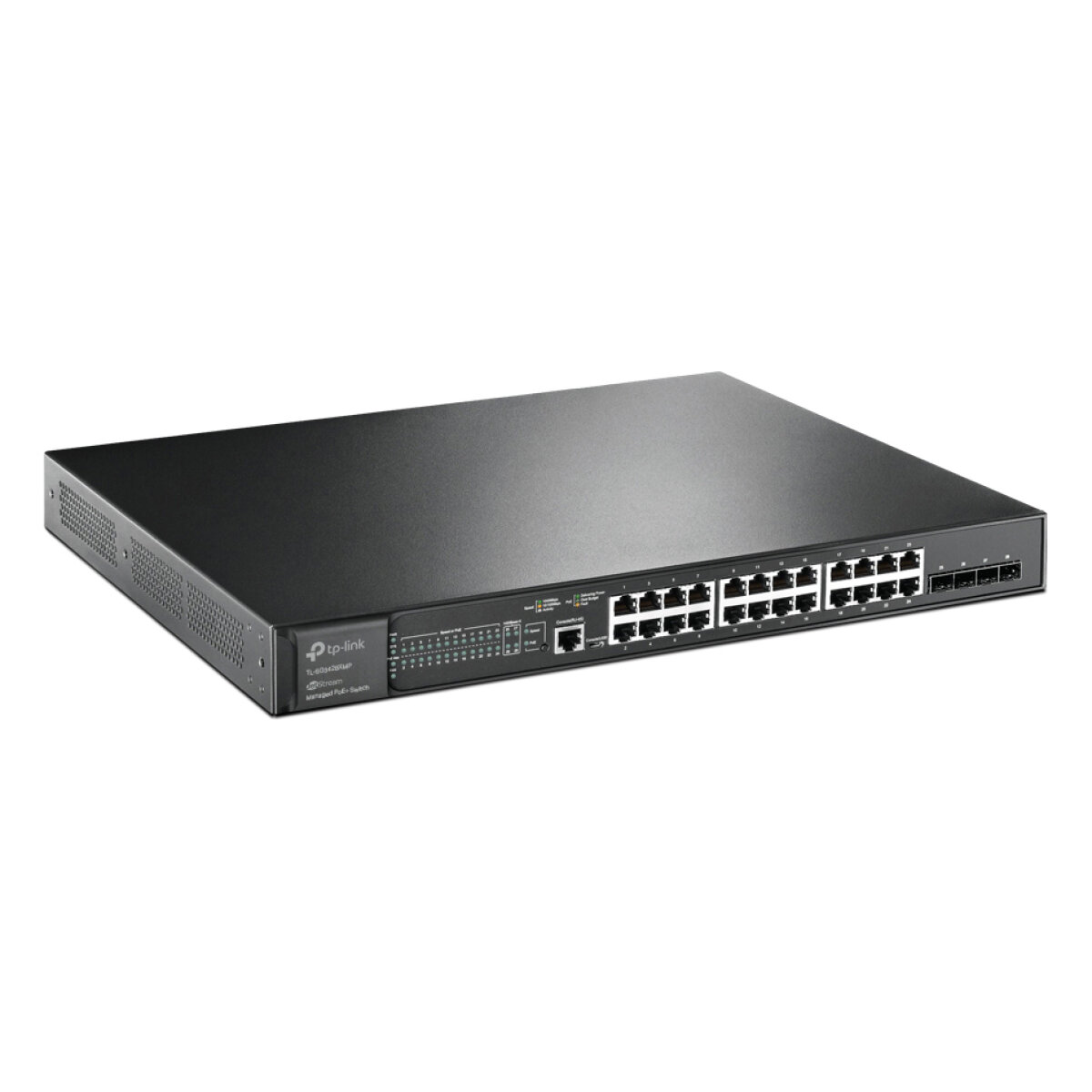 TL-SG3428XMP TP-LINK L2+ Managed Switch TL-SG3428XMP, 24x PoE+, 4x SFP+, Ver. 2.0 - Image 1