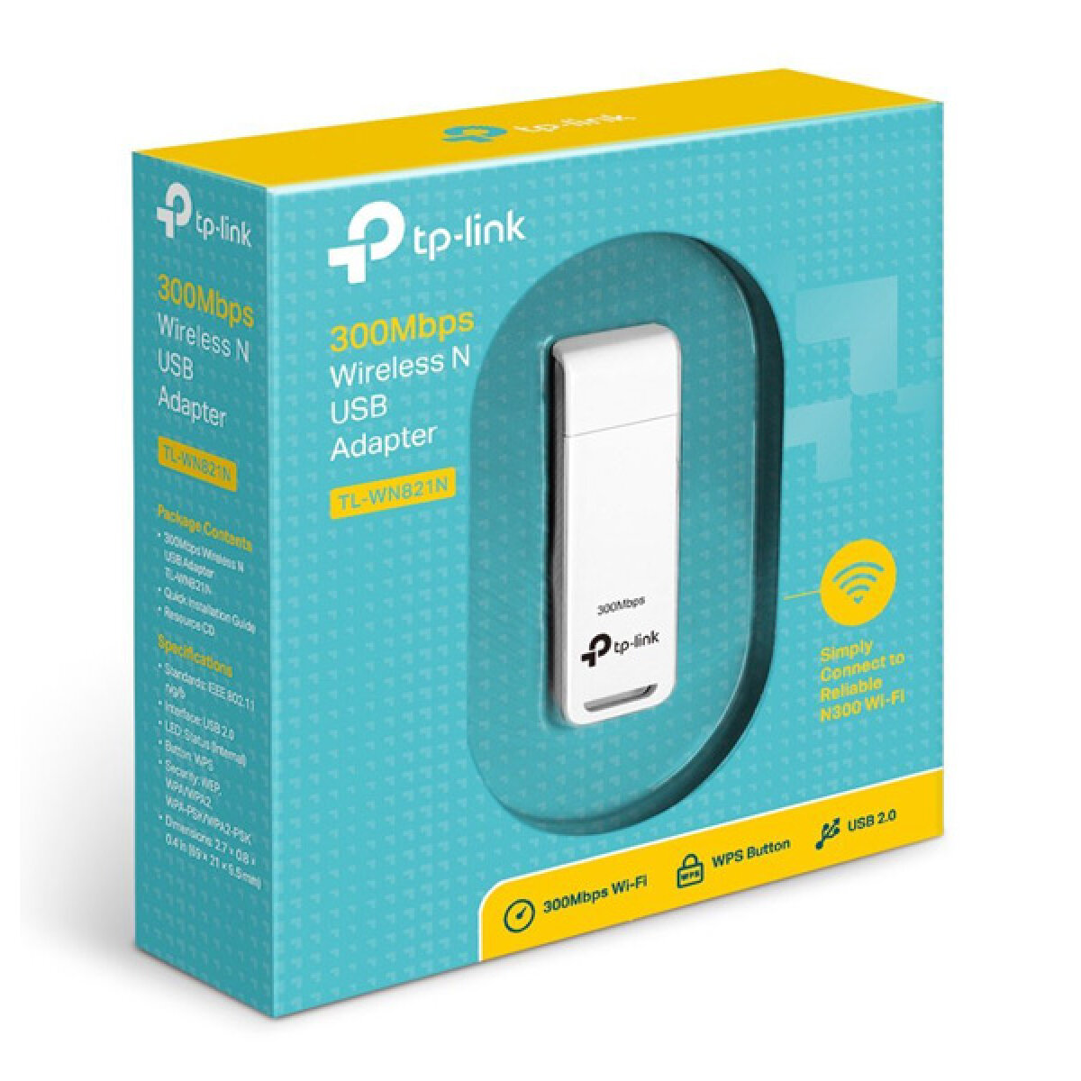 TL-WN821N-V4-1 TP-LINK ασύρματος USB αντάπτορας δικτύου TL-WN821N, 300Mbps, Ver. 6.0 - Image 2