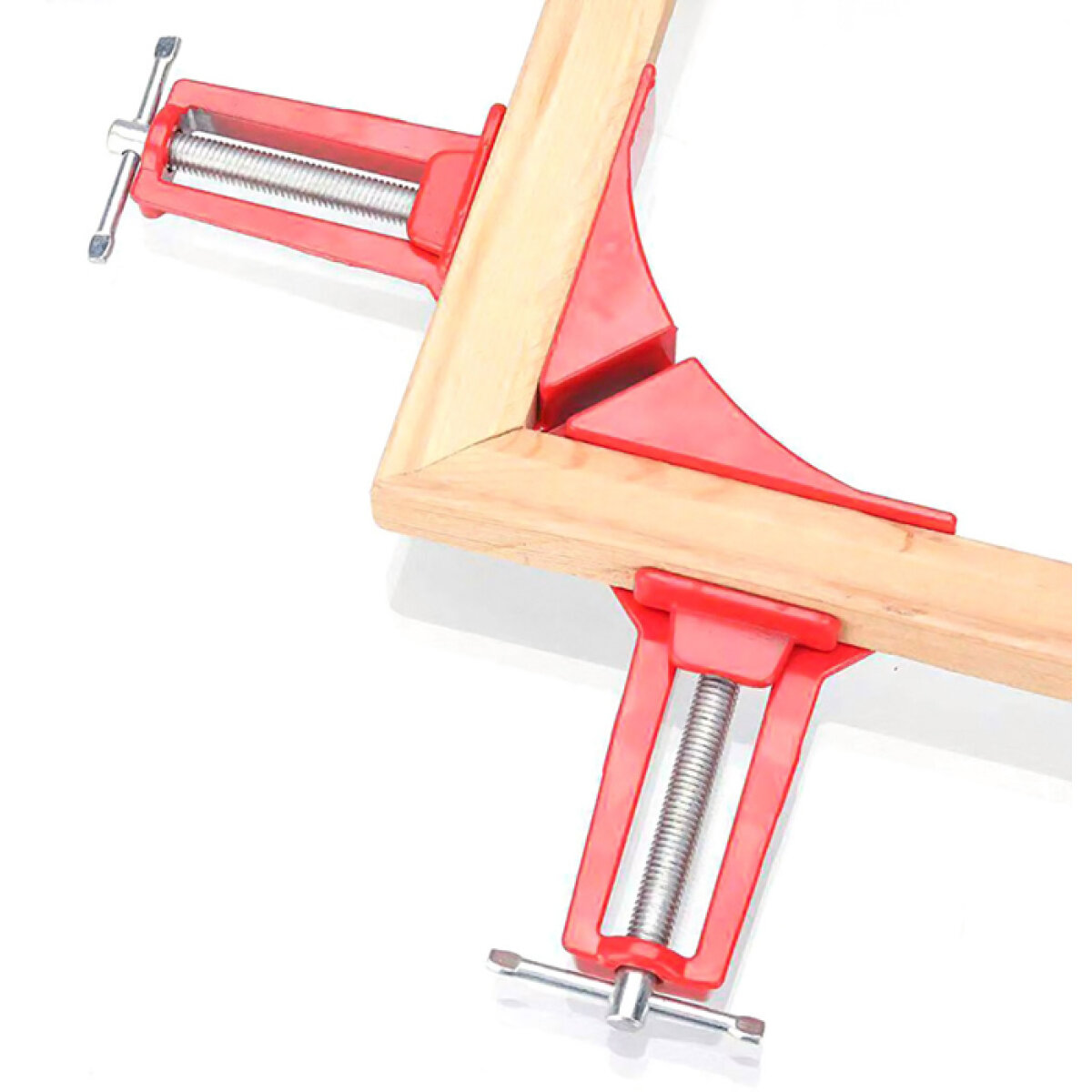 POWERTECH γωνιακός σφιγκτήρας 90° TOOL-0024, 100mm, κόκκινος - Image 2