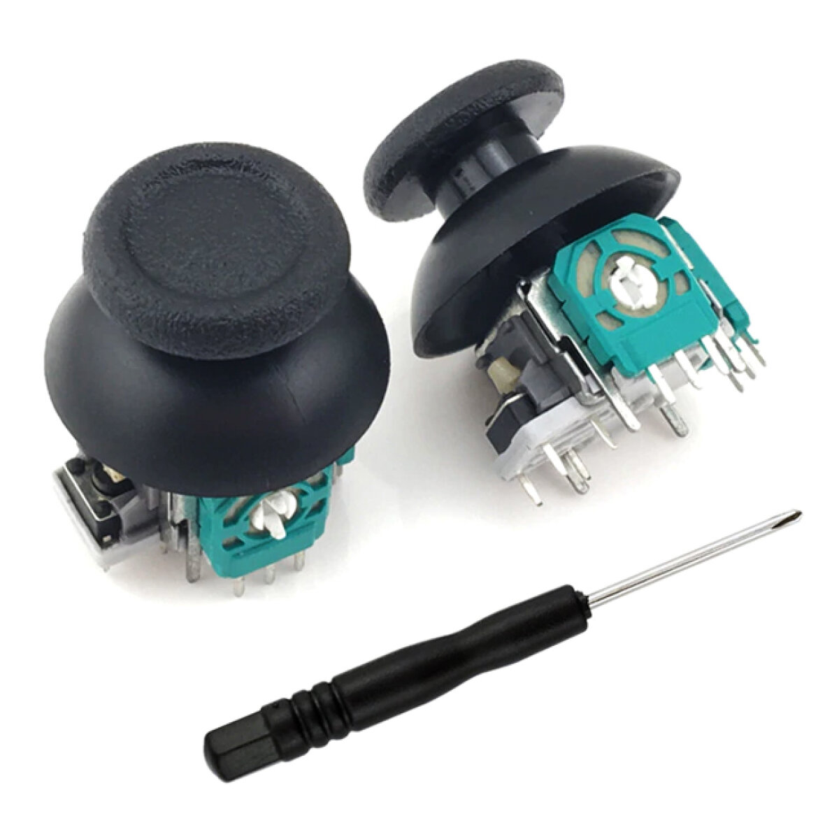 TOOL-0038 3D Analog joystick TOOL-0038 για χειριστήριο PS4, μαύρο, 2τμχ - Image 1