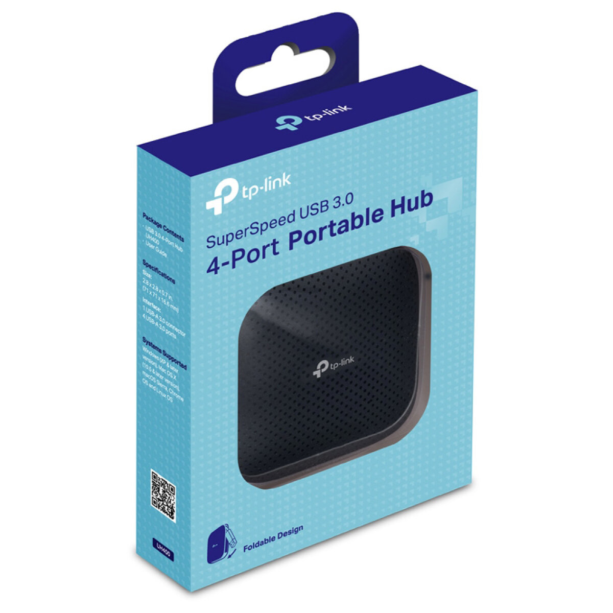 UH400-4 TP-LINK USB hub UH400, 4x θυρών, 5Gbps, USB σύνδεση, μαύρο, Ver. 3.0 - Image 5