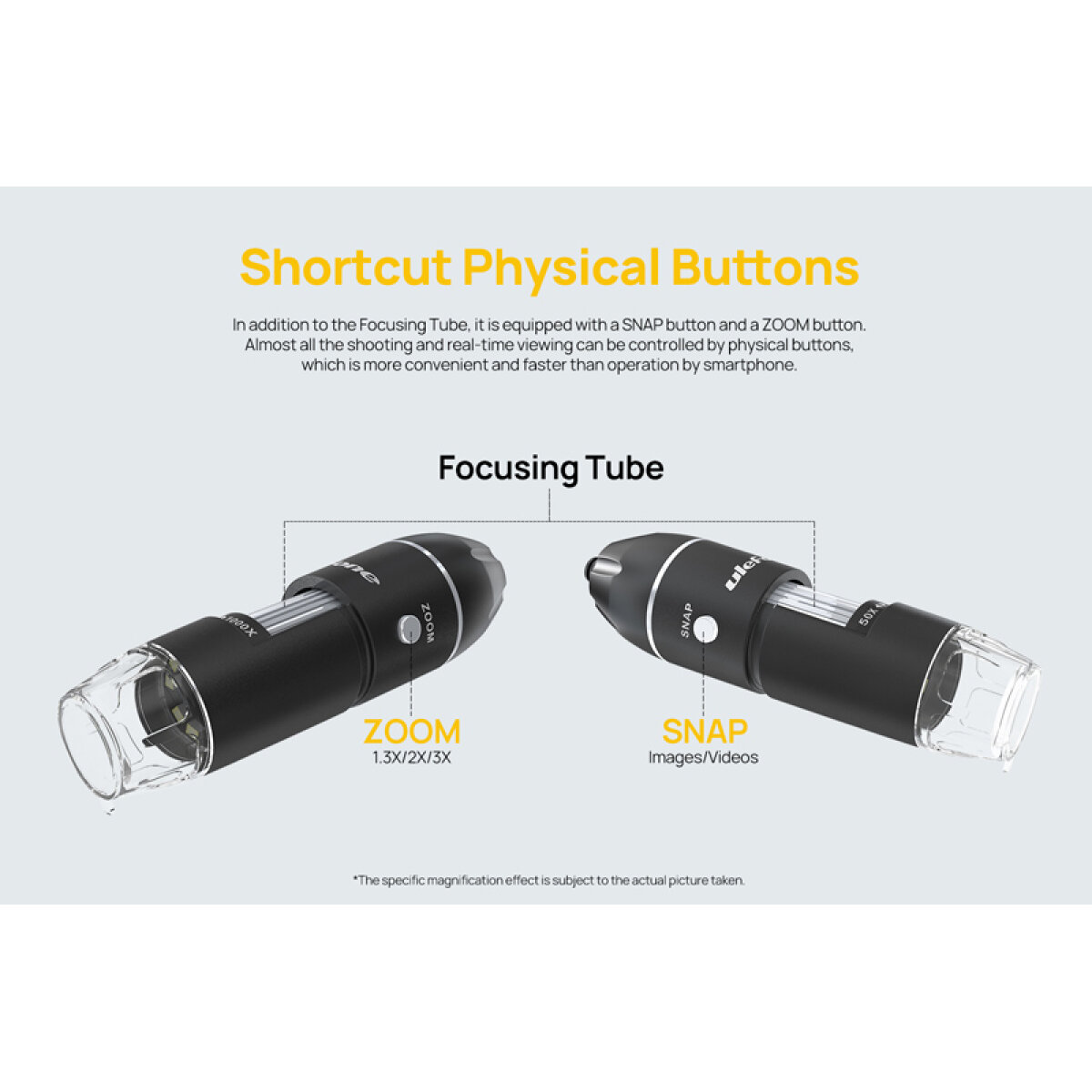 ULEFONE ψηφιακό μικροσκόπιο C01 για uSmart βύσμα, 50x-1000x, 1MP - Image 5