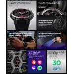 ZEBLAZE smartwatch Vibe 7 Pro, 1.43" AMOLED, ηχείο & mic, 3 ATM, μαύρο - Image 3