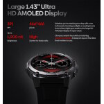 ZEBLAZE smartwatch Vibe 7 Pro, 1.43" AMOLED, ηχείο & mic, 3 ATM, μαύρο - Image 2