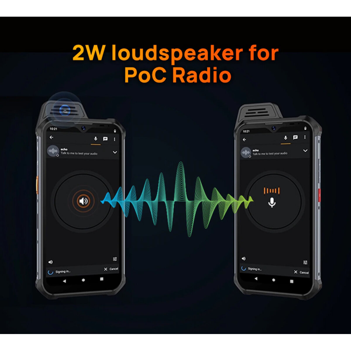 UNIWA smartphone W888, 6.3", 4/64GB, ηχείο 2W, Atex Zone 2, IP68, μαύρο - Image 5