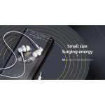 YISON earphones με μικρόφωνο X2, 3.5mm σύνδεση, Φ10mm, 1.36m, λευκά - Image 4
