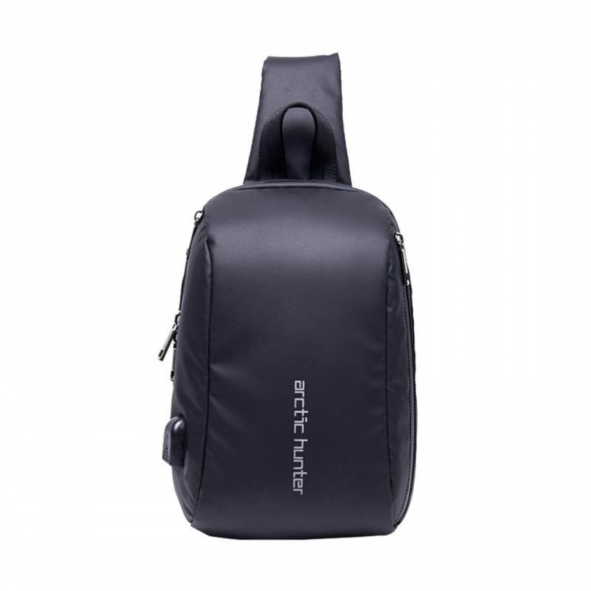 XB-00081-BK ARCTIC HUNTER τσάντα Crossbody XB-00081, USB, 6L, μαύρη - Image 1