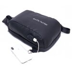ARCTIC HUNTER τσάντα Crossbody XB-00081, USB, 6L, μαύρη - Image 3